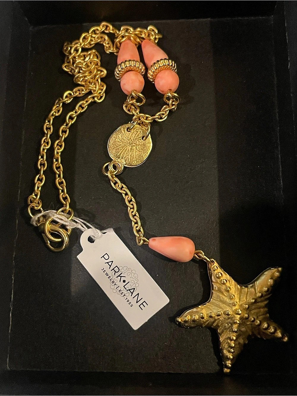 Park Lane Islander Necklace Gold & Pink NWT